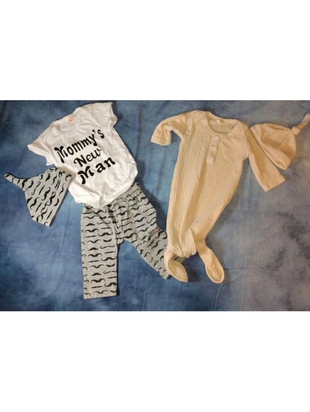 Newborn boys outfit and sleep gown